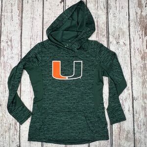 Miami Hurricanes NCAA Collegiate Hoodie Womens Sweatshirt